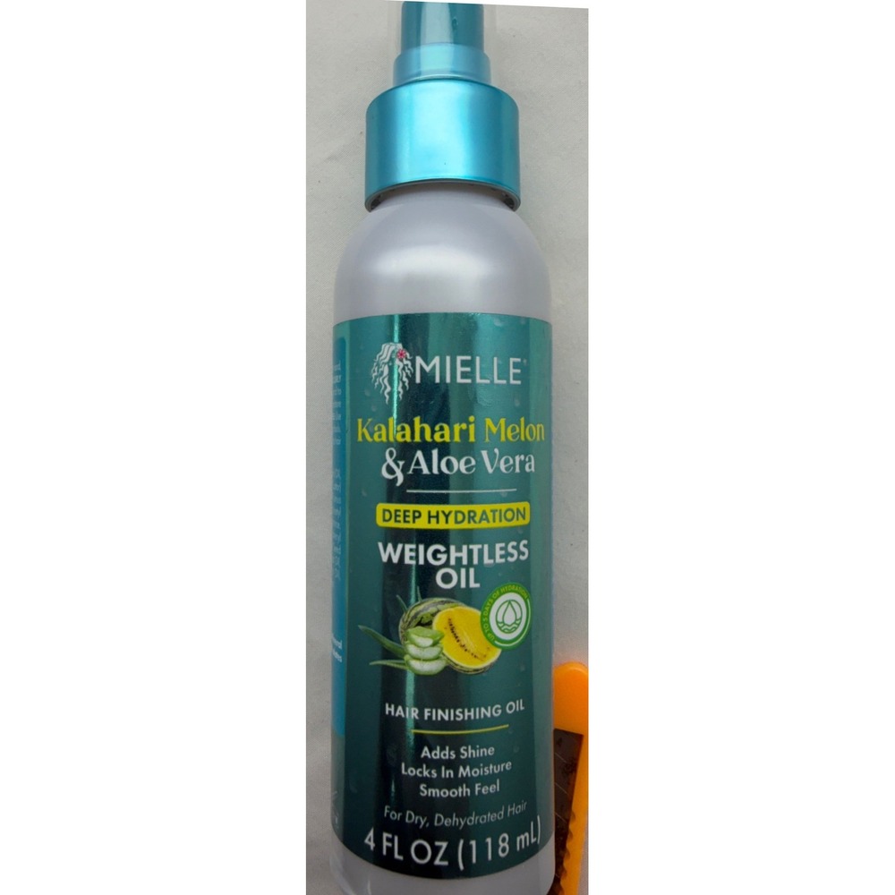 Mielle Kalahari Melon Aloe Vera Deep Hydration Weightless Hair Oil 4oz Finishing